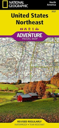 United States Northeast Adventure Travel Map