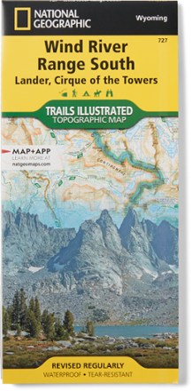 Wind River Range South Topographic Map