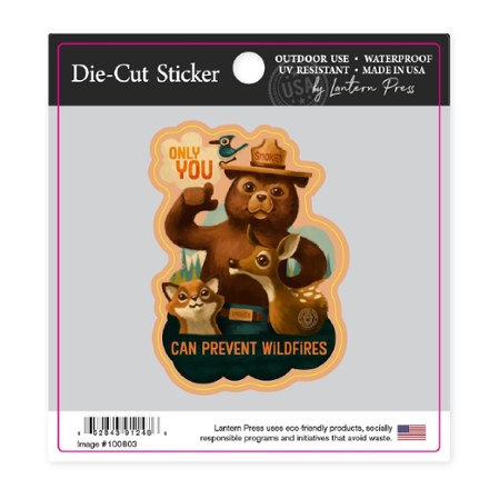 Smokey the Bear Sticker
