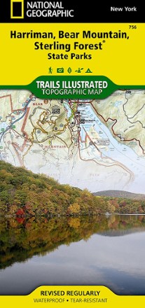 Harriman, Bear Mountain and Sterling Forest State Parks Trail Map