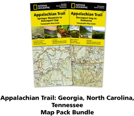 Appalachian Trail Map Pack: Georgia, North Carolina and Tennessee