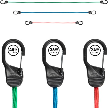 SlideLock Carabiner Bungee Cord