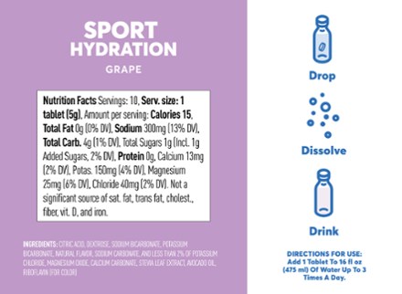 Sport Hydration Tablets - 10 servings