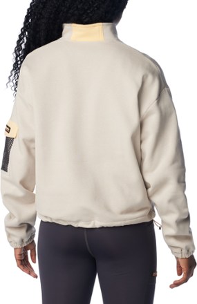 Painted Peak Cropped Fleece Pullover - Women's