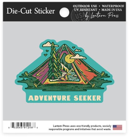 Adventure Seeker Tent Sticker