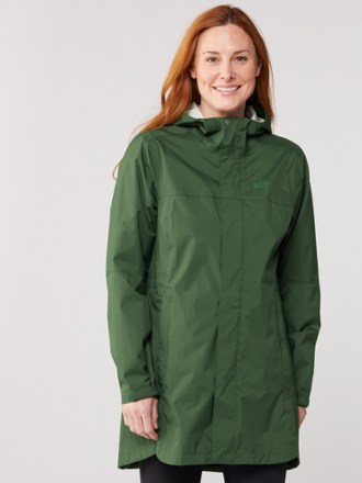 Rainier Long Line Rain Jacket - Women's