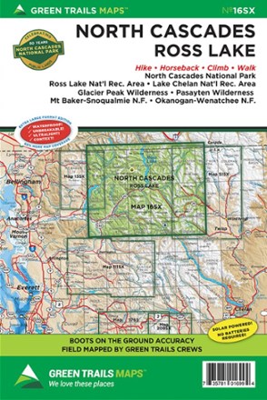 Map 16SX - North Cascades and Ross Lake