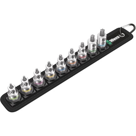 Belt B 3 TORX HF Zyklop Bit Socket 9-Piece Set with 3/8" Drive and Holding Function