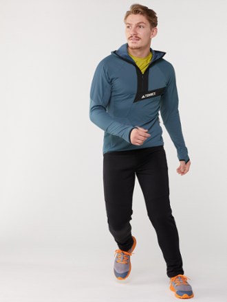 Techrock Ultralight Half-Zip Hooded Fleece Jacket - Men's