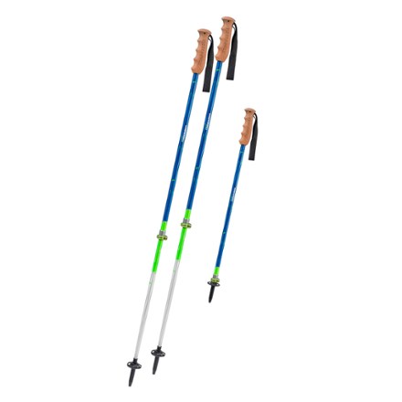 Peak Hunter Junior Powerlock Trekking Poles - Pair Kids'