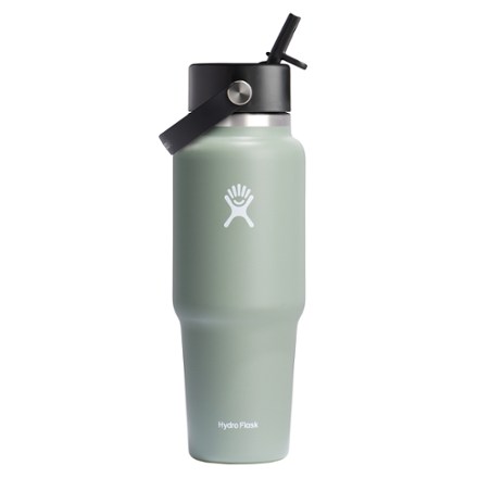 Wide-Mouth Travel Bottle with Flex Straw Cap - 32 fl. oz.