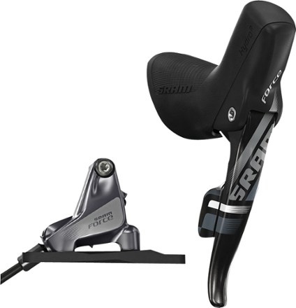 Force 22 Shift/Brake Lever with Disc Brake Caliper - Flat Mount