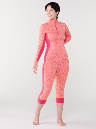 Rose Half-Zip Base Layer Top - Women's