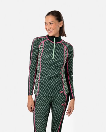 Lekker Half-Zip Base Layer Top - Women's