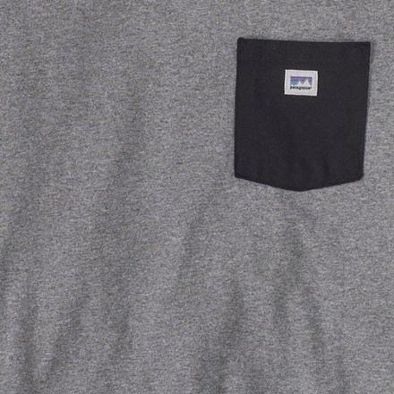 Long-Sleeve Shop Sticker Pocket Responsibili-Tee Shirt