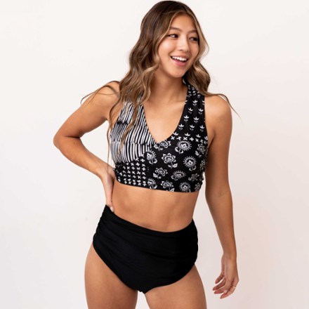 Switch V Crop Swimsuit Top - Women's