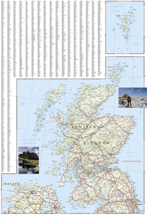 United Kingdom Adventure Travel Map