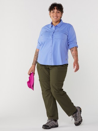 Sahara Long-Sleeve Solid Shirt - Women's