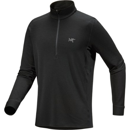 Rho Merino Wool Zip-Neck Base Layer Top - Men's