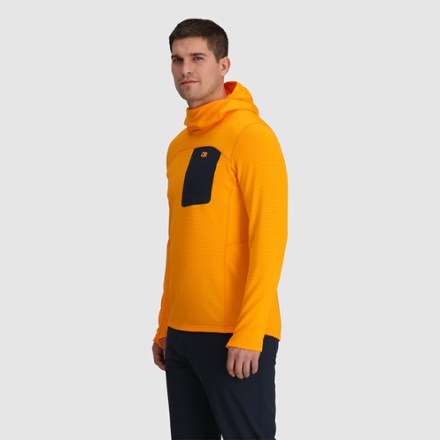 Vigor Grid Fleece Pullover Hoodie - Men's