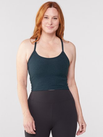 Spacedye Slim Racerback Cropped Tank Top - Women's