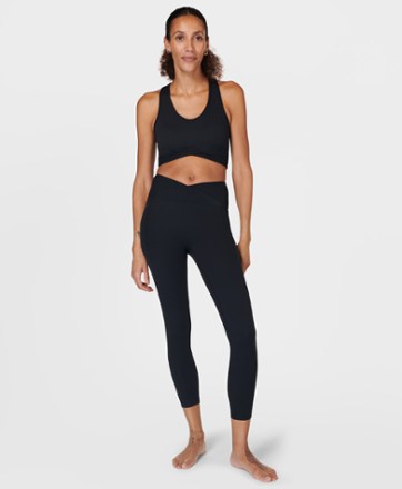 Super Soft Ultra-Lite 7/8 Wrap Yoga Leggings - Women's