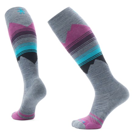 Ski Targeted Cushion Pattern Over The Calf Socks - Women's