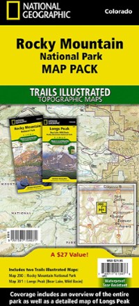 Rocky Mountain National Park Topographic Map Pack