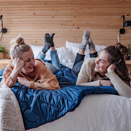 Sherpa Fleece Puffy Blanket
