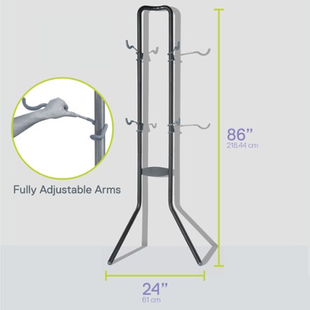 Michelangelo Rugged 2-Bike Gravity Rack