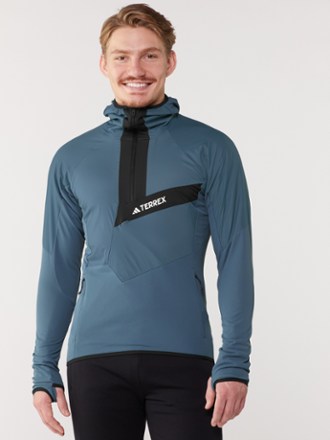 Techrock Ultralight Half-Zip Hooded Fleece Jacket - Men's