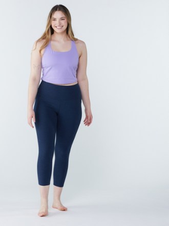 Spacedye Out Of Pocket High-Waisted Midi Leggings - Women's Plus Sizes