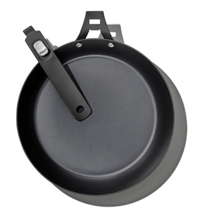 Outdoor Carbon Steel Fry Pan with Removable Handle - 10"