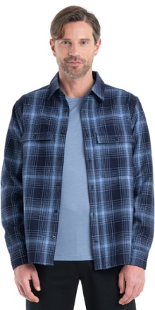 Merino Dawnder Long-Sleeve Plaid Flannel Shirt - Men's