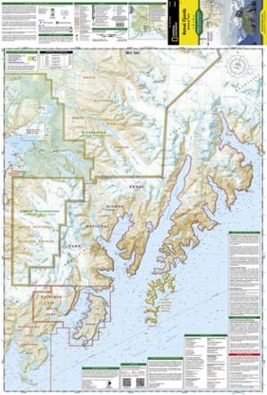 Kenai Fjords National Park Topographic Map