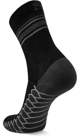 Silver Mini Crew Socks