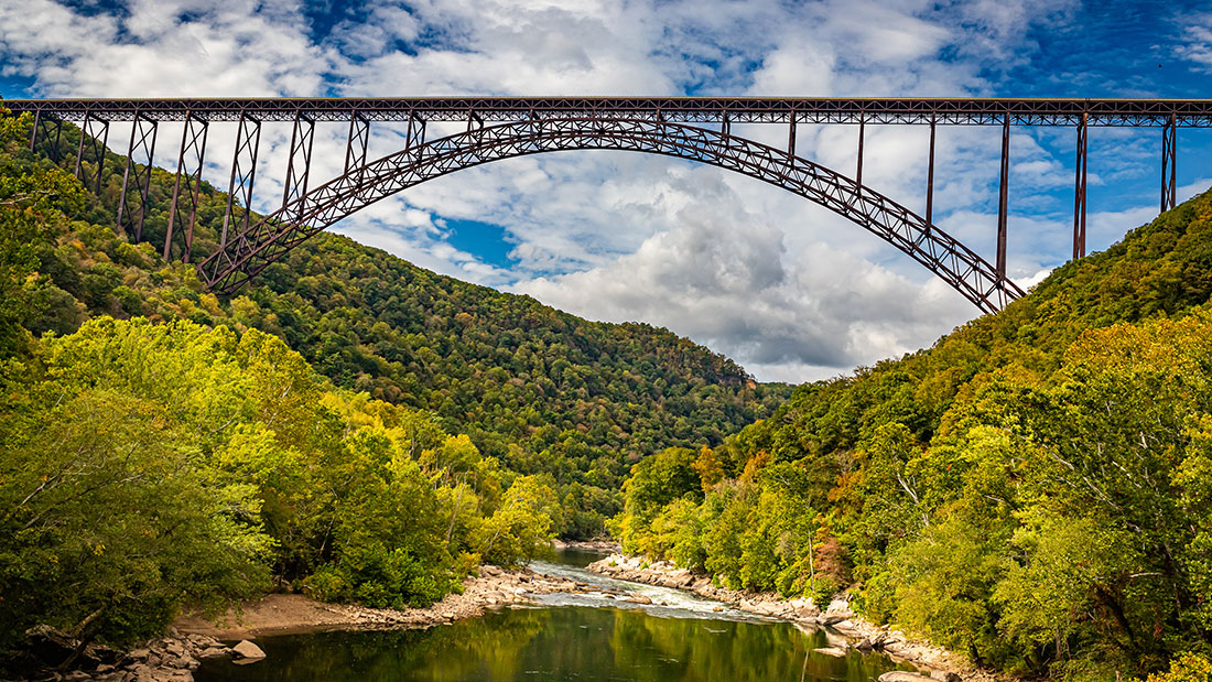 New River Gorge Bridge, the longest arch bridge in the western hemisphere!