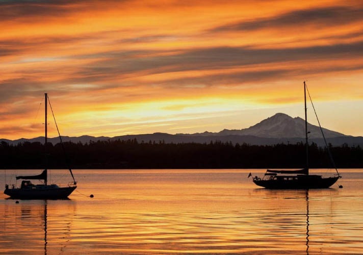 Another day draws to a brilliant end in the San Juans.
