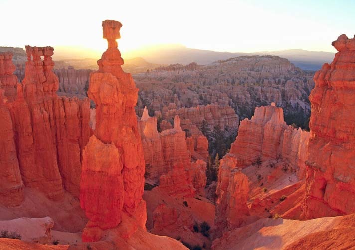 Thor's Hammer and the hoodoos of Bryce Canyon National Park