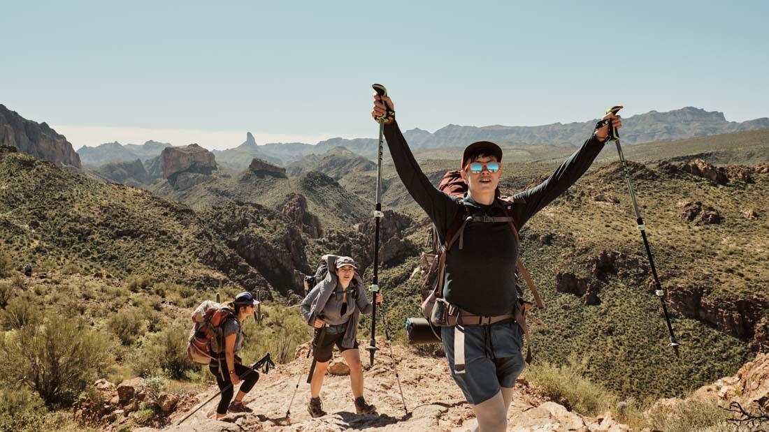 Superstition Mountains Women's Backpacking