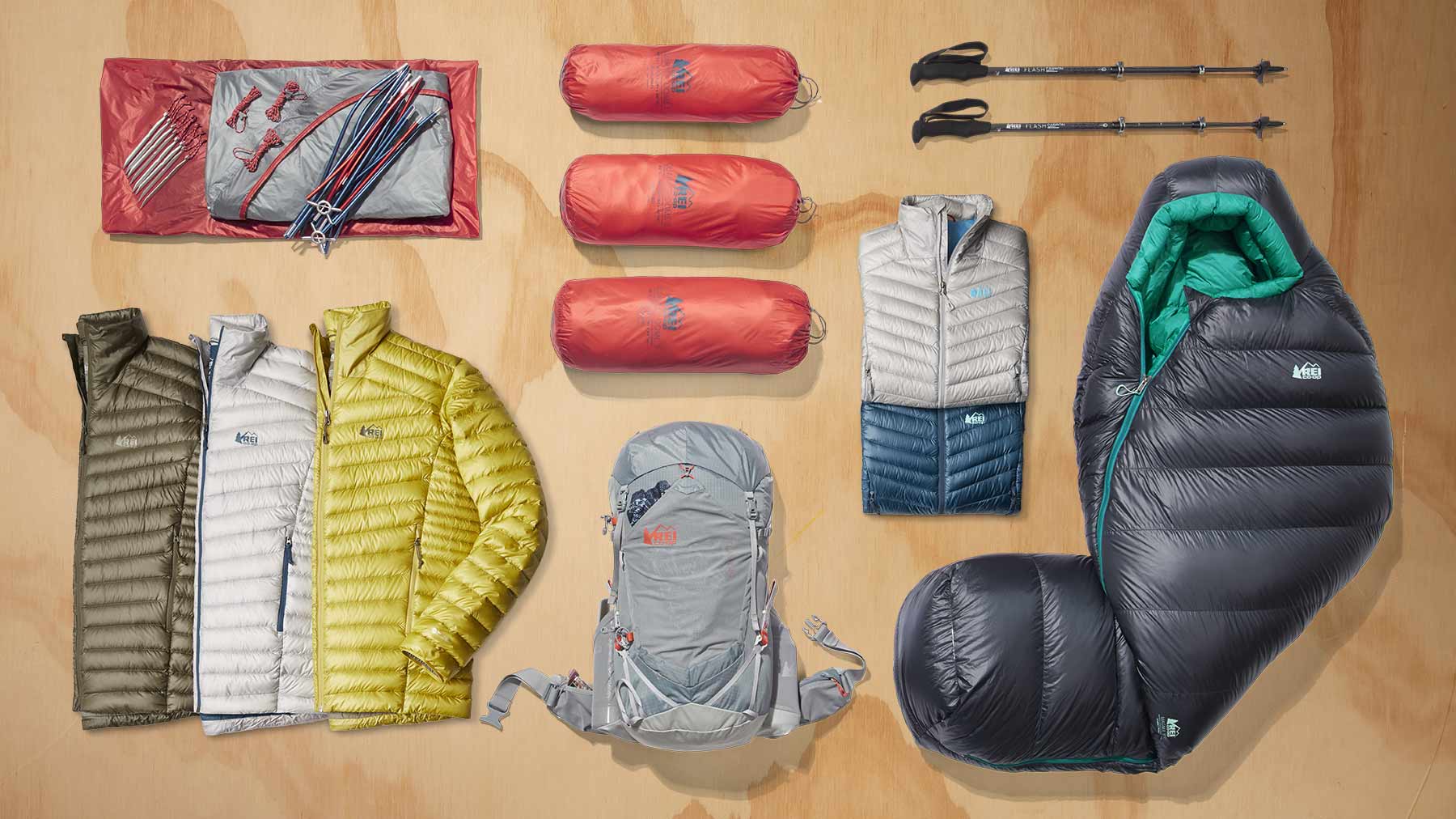 REI Co-op Flash series gear and clothing