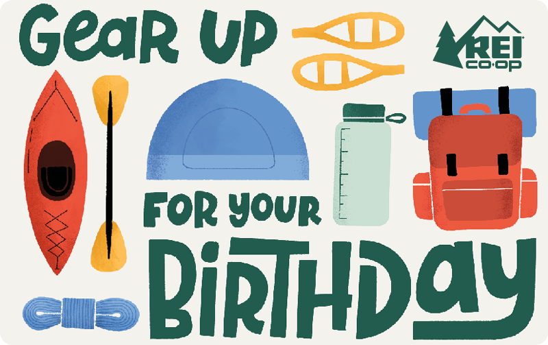 Gear Up Birthday REI E-Gift Card