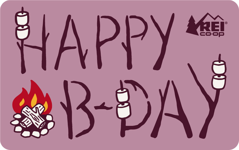 Happy B-Day REI E-Gift Card