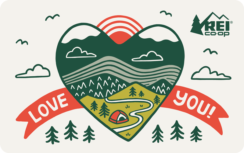 Love You Heart REI E-Gift Card