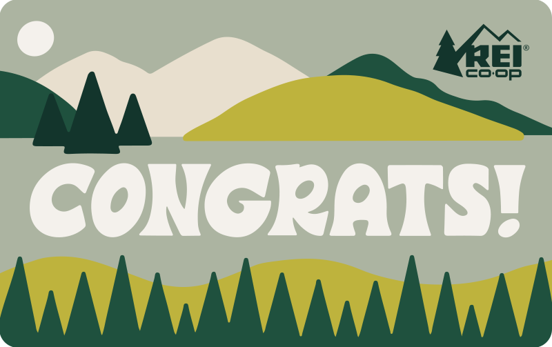 Congrats Green Scenic REI E-Gift Card
