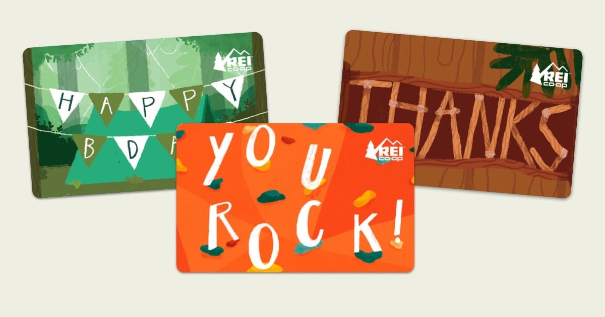 Rei Gift Cards Give The Gift Of The Outdoors Rei Co Op - roblox digital gift card design contest win a 100 card youtube