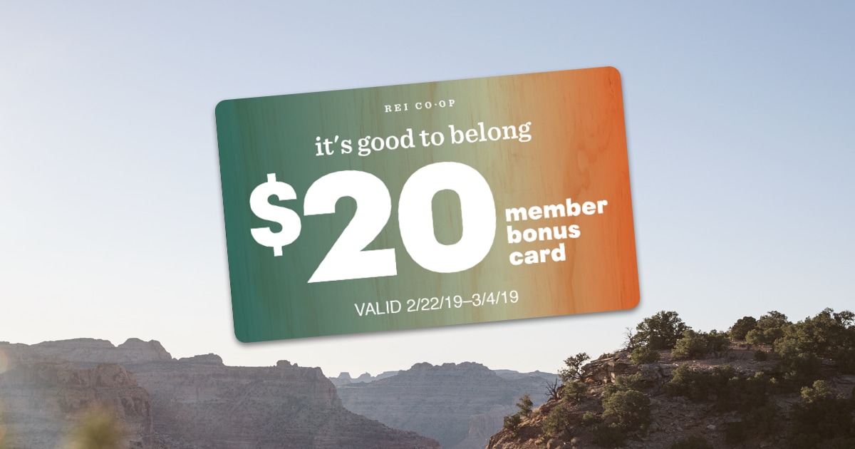 How to redeem your REI Member Bonus Card REI Coop