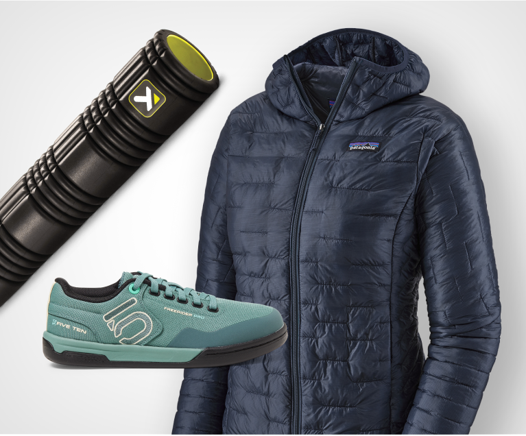 A jacket and a shoe