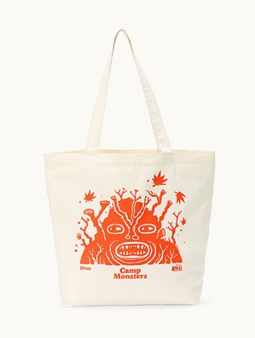 REI Co-op Camp Monsters Canvas Tote