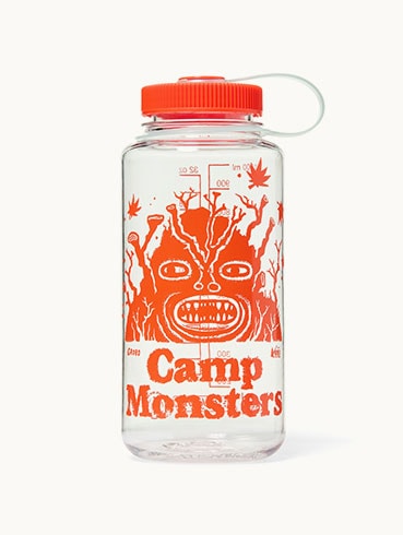 REI Co-op Nalgene Sustain Camp Monsters Wide-Mouth Water Bottle - 32 fl. oz.